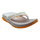 VELOUS Zehensandale Ocieanside Flip - hellgrau/orange - 1 Paar